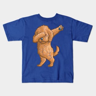 CUTE DABBING DOG Kids T-Shirt